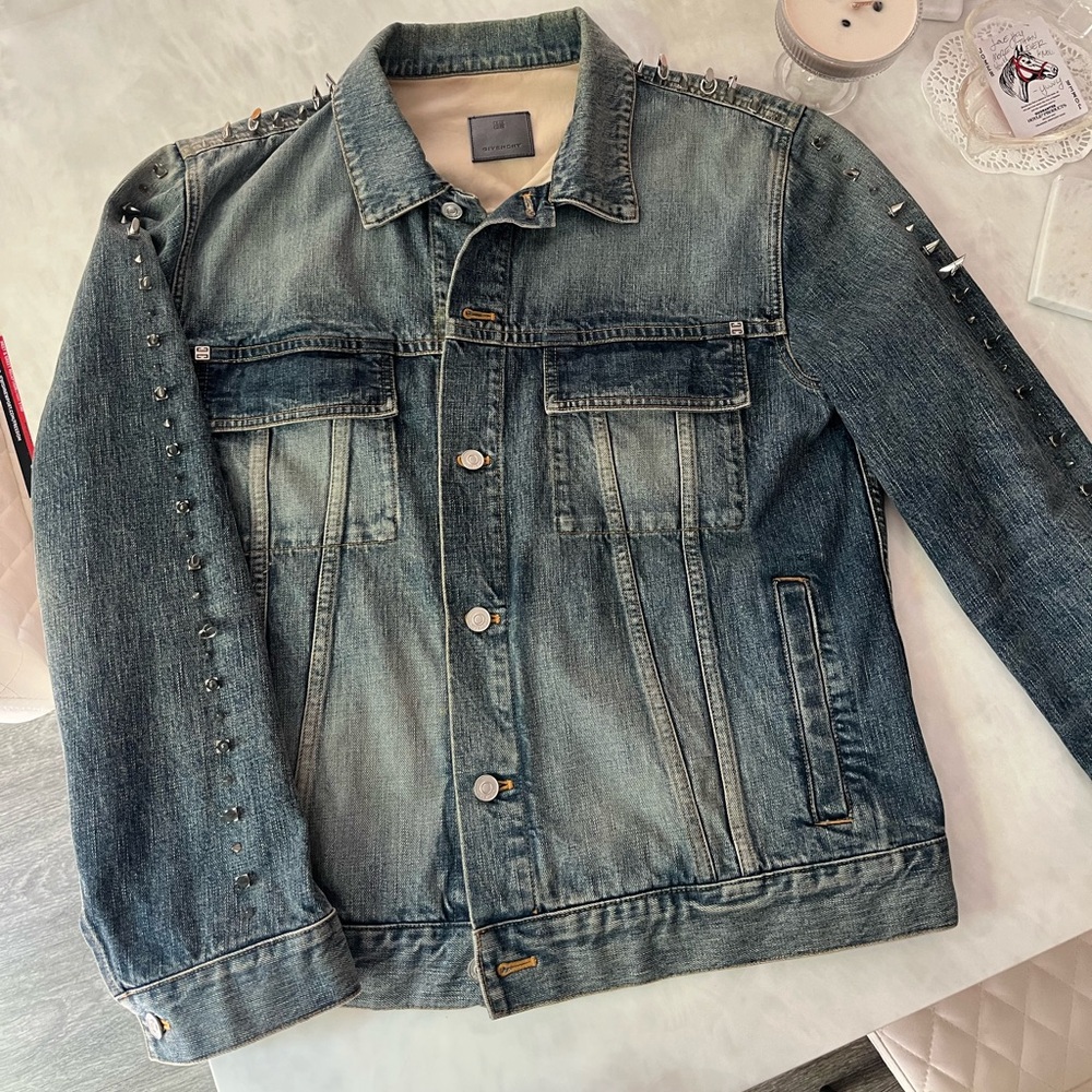 GIVENCHY Spiked Denim Jacket - Men’s SS21
